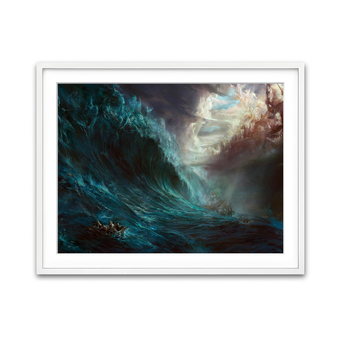 Framed Print 4x3 White