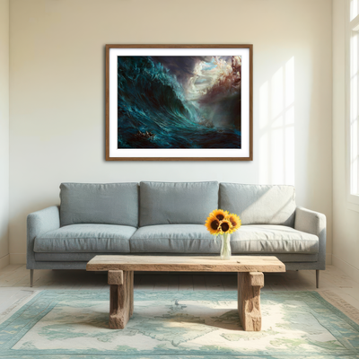 AUTO-MOCKUP ROOM | Fantasy Storm Wall Art