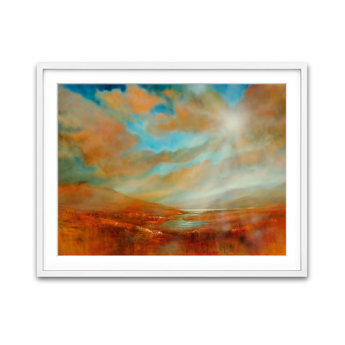 Framed Print 4x3 White