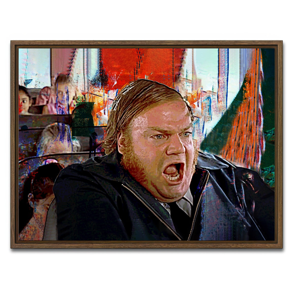 AUTO-MOCKUP WHITE | Farley - Bus Driver | 1 Piece | Walnut Framed Canvas | group=4x3