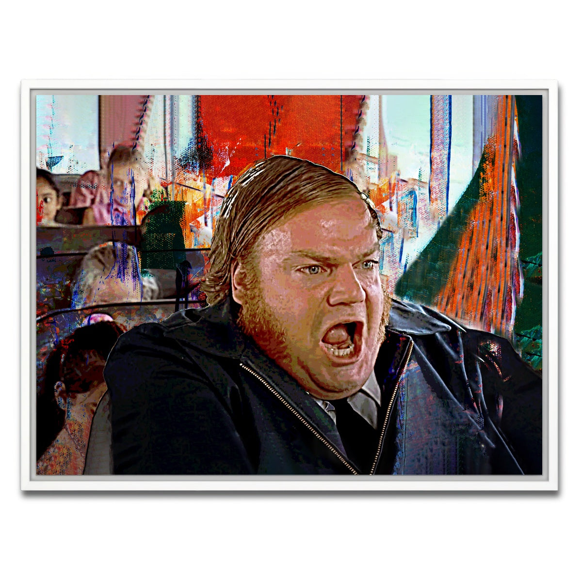 AUTO-MOCKUP WHITE | Farley - Bus Driver | 1 Piece | White Framed Canvas | group=4x3