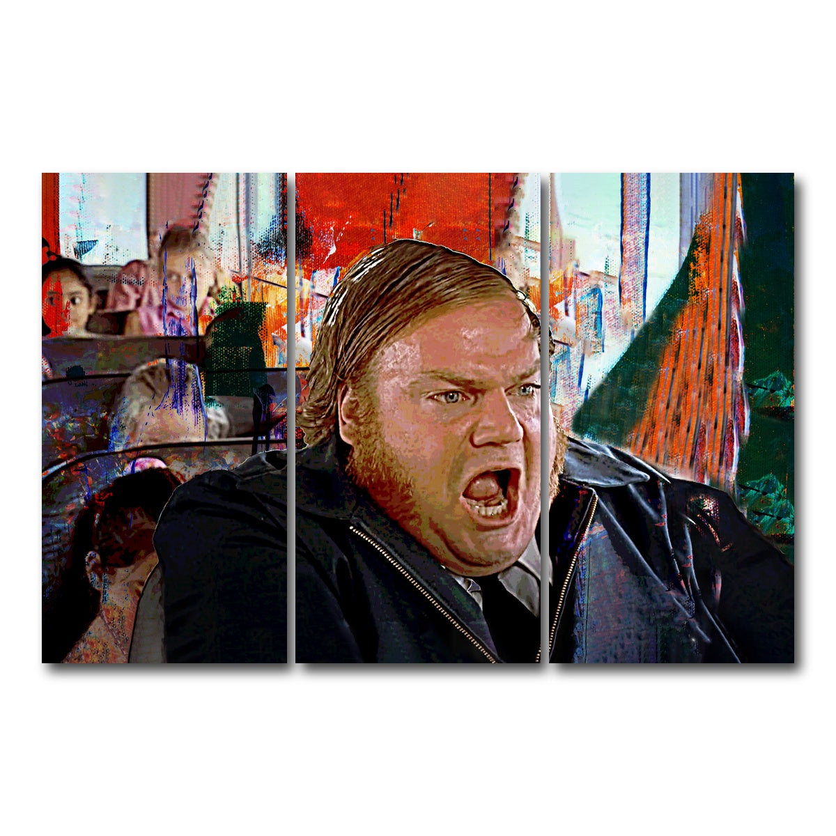 AUTO-MOCKUP WHITE | Farley - Bus Driver | 3 Piece | Gallery Wrap Canvas | group=12x24