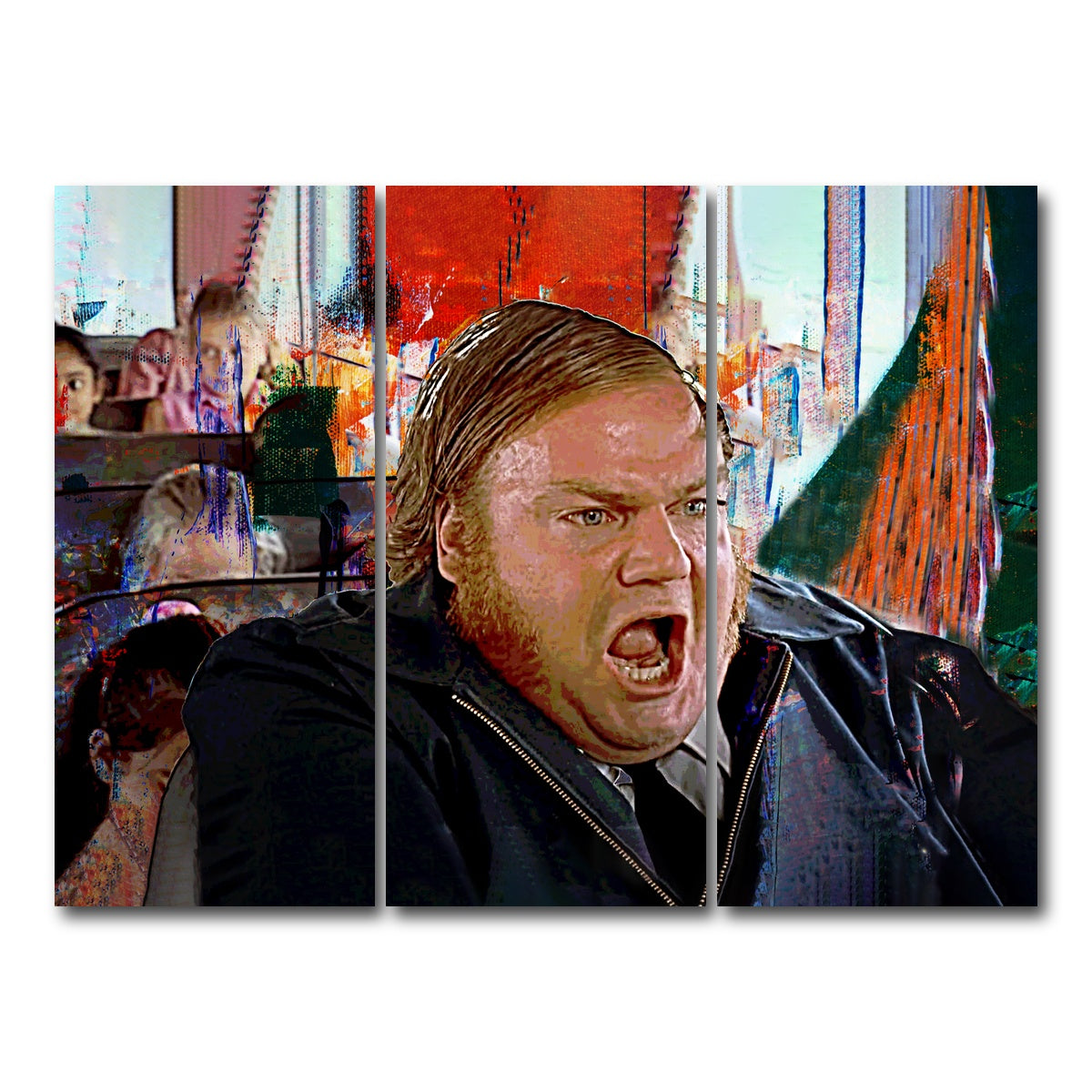 AUTO-MOCKUP WHITE | Farley - Bus Driver | 3 Piece | Gallery Wrap Canvas | group=8x18