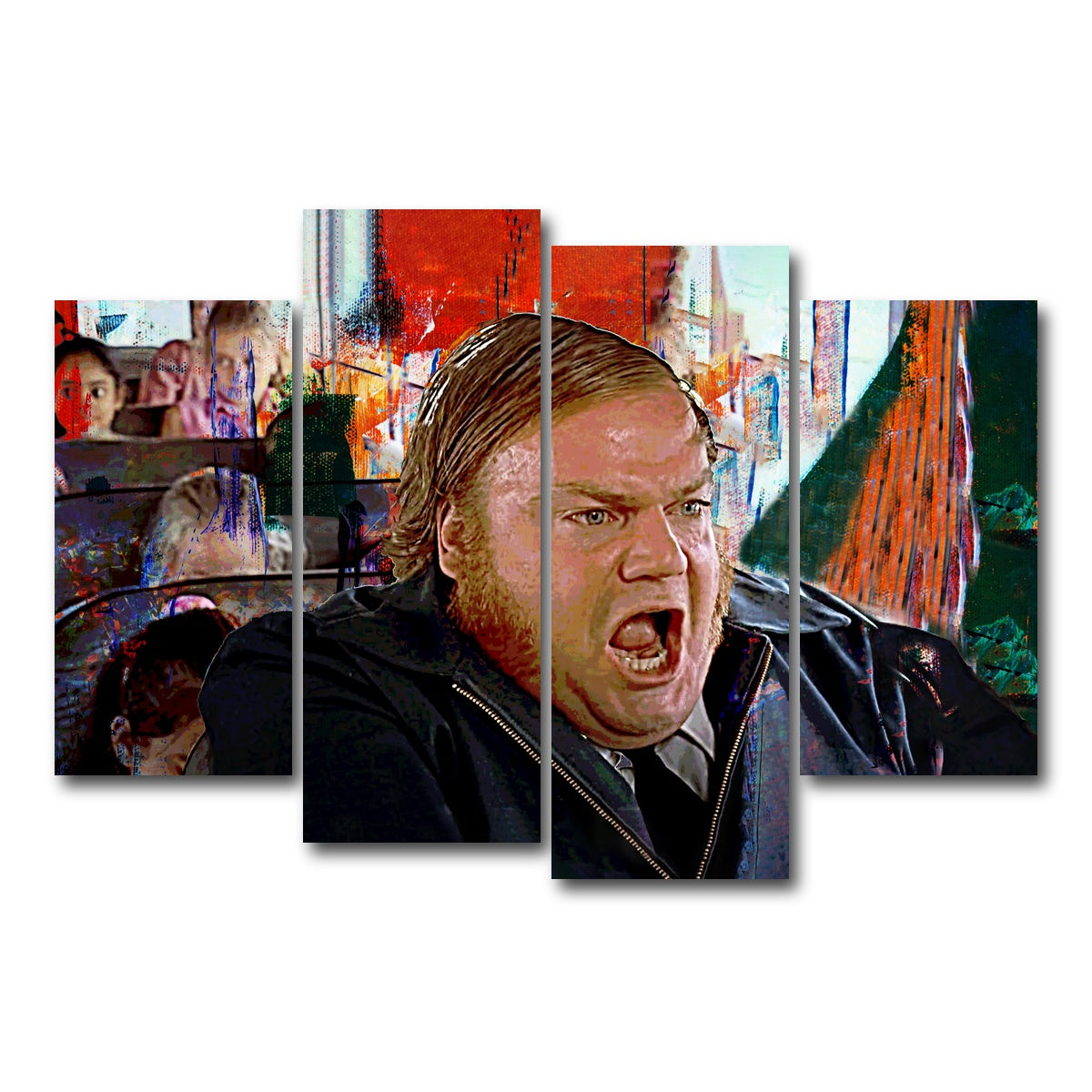 AUTO-MOCKUP WHITE | Farley - Bus Driver | 4 Piece | Gallery Wrap Canvas | group=4_short