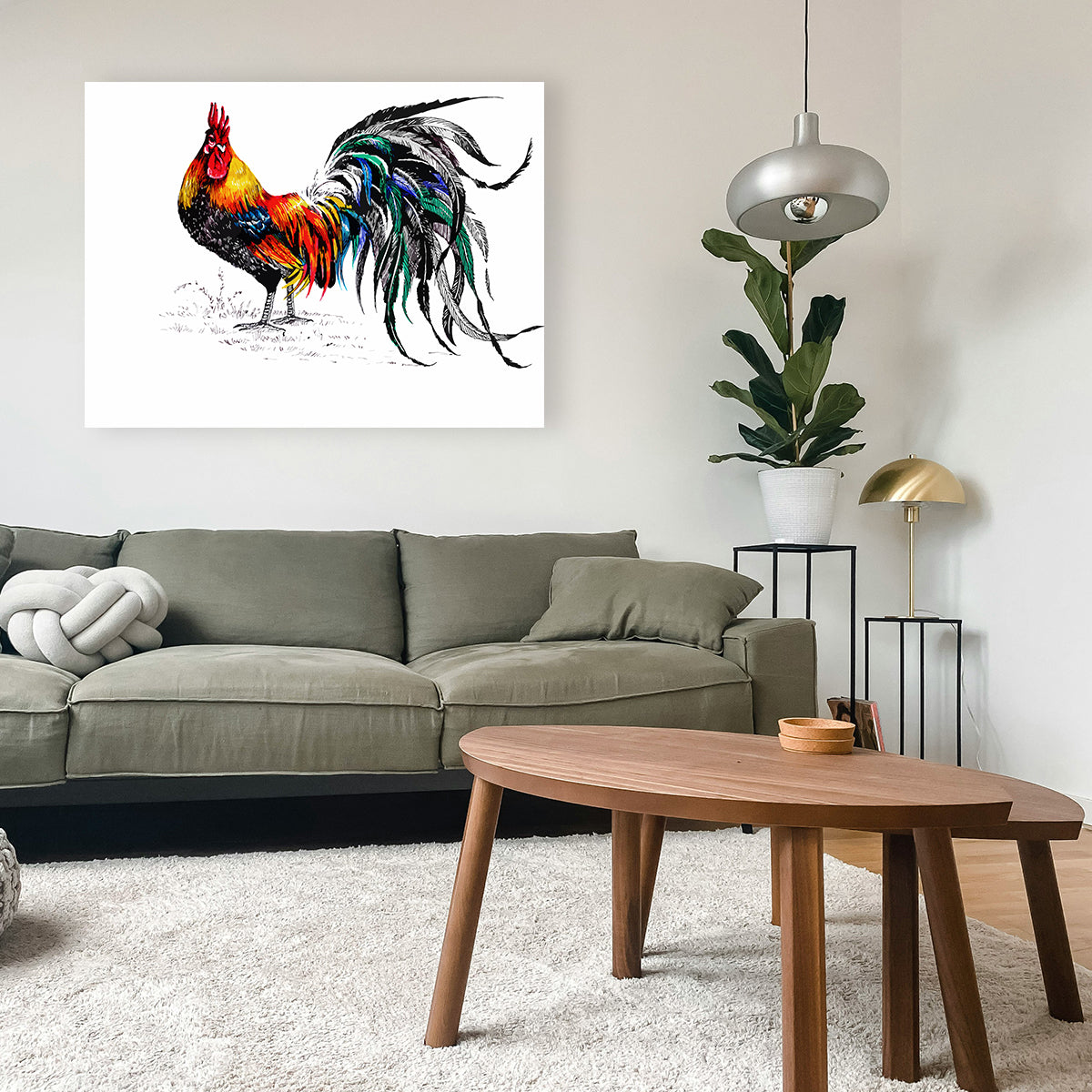 Farm Rooster Wall Art