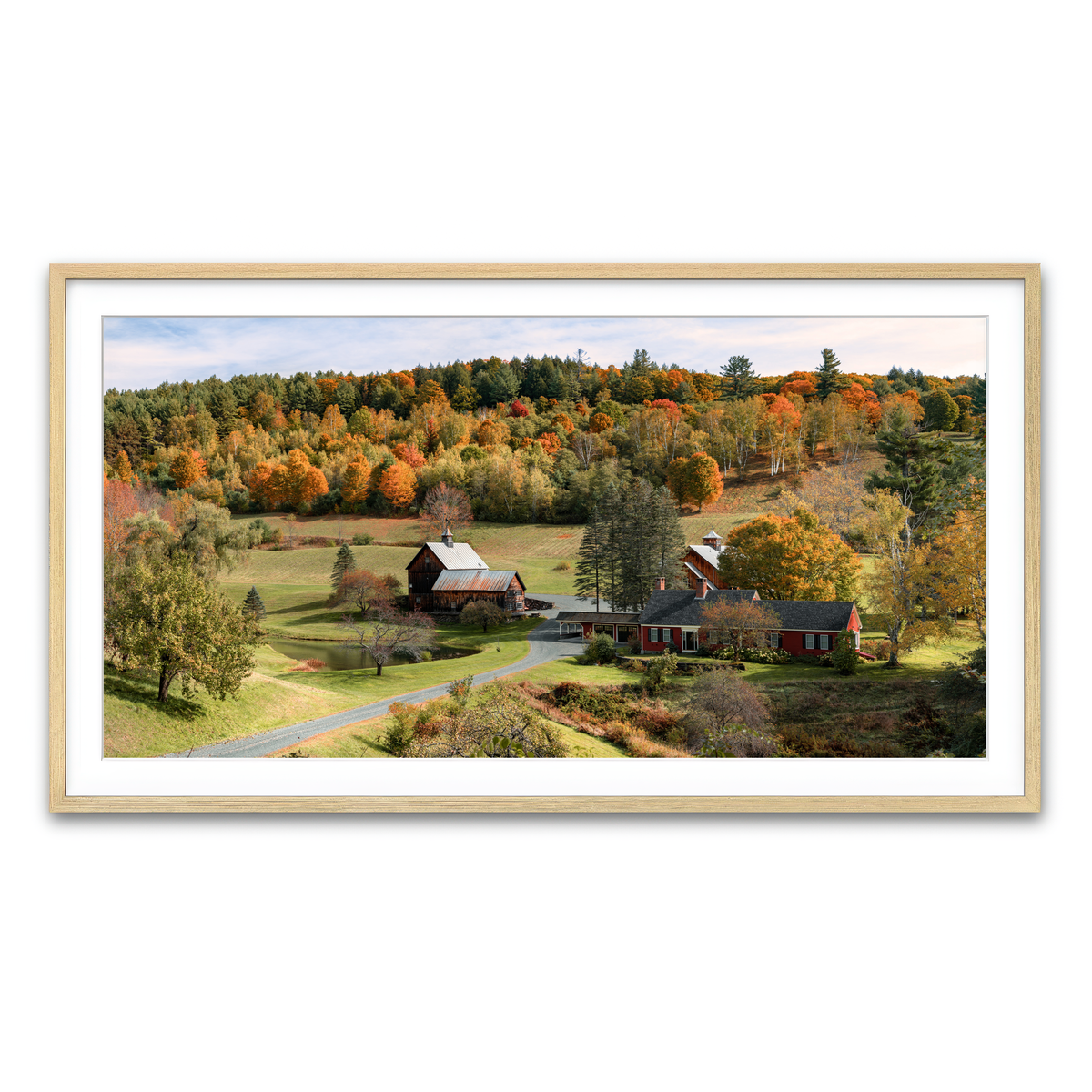 Framed Print 2x1 Natural