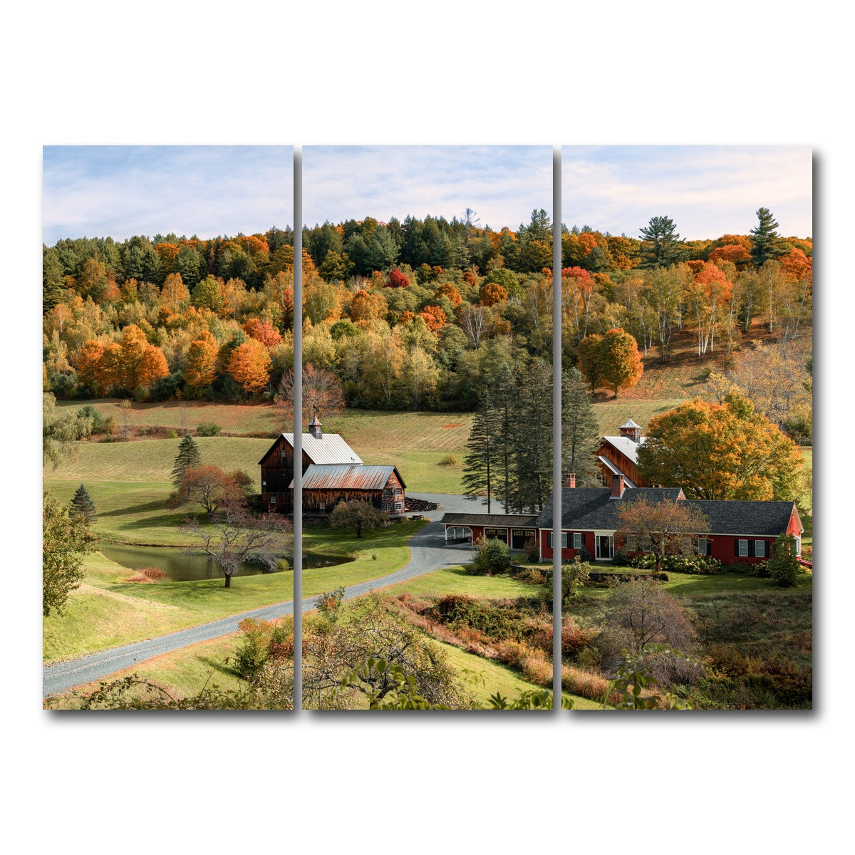 AUTO-MOCKUP WHITE | Farmstead Panoramic | 3 Piece | Gallery Wrap Canvas | group=8x18