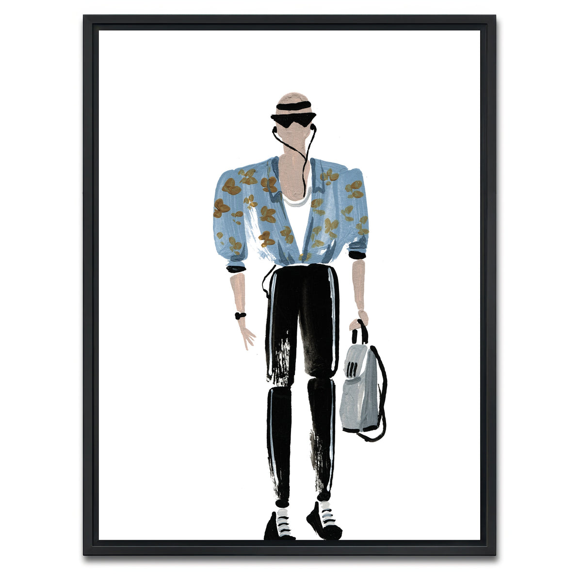 AUTO-MOCKUP WHITE | Fashion 2 | 1 Piece | Black Framed Canvas | group=3x4