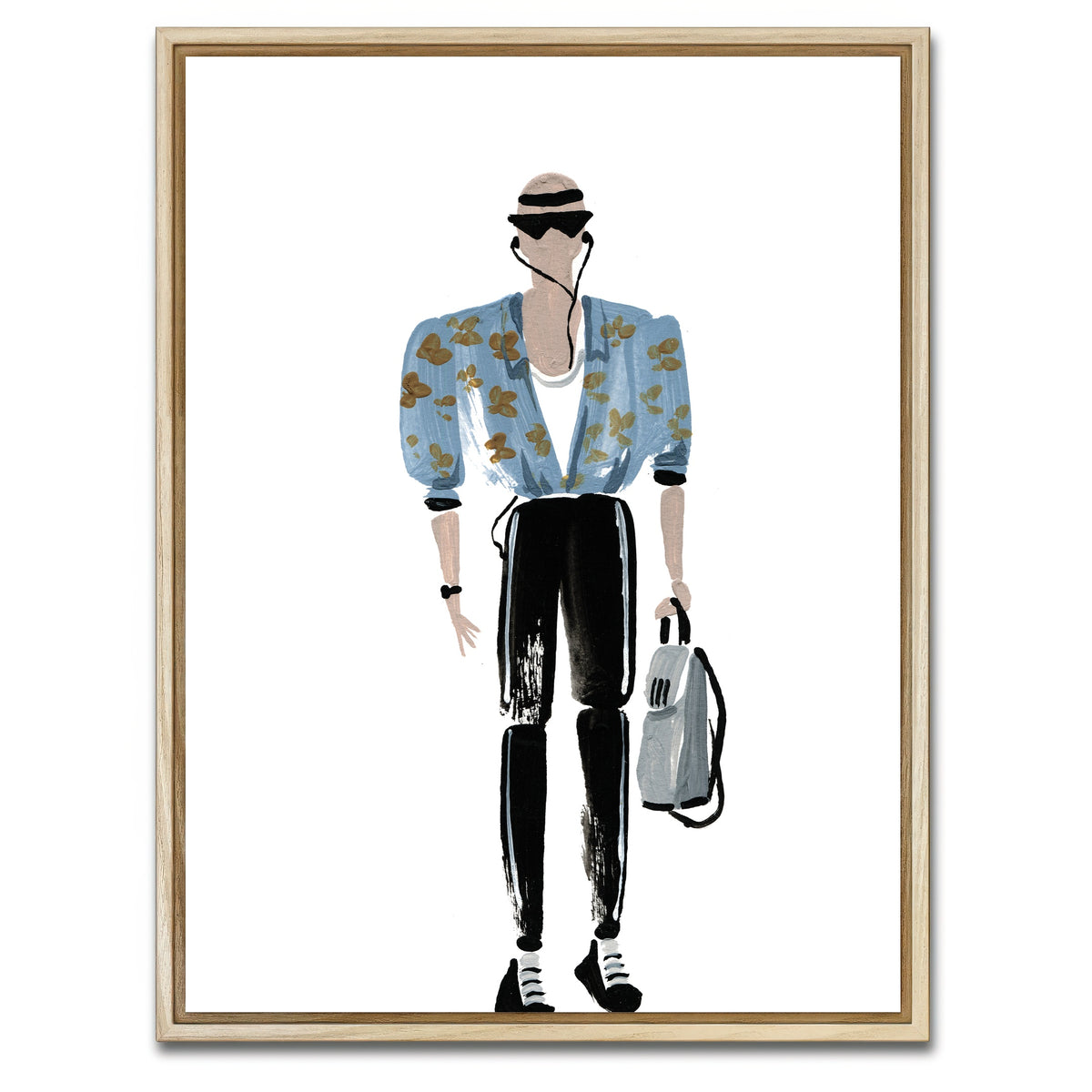 AUTO-MOCKUP WHITE | Fashion 2 | 1 Piece | Natural Framed Canvas | group=3x4