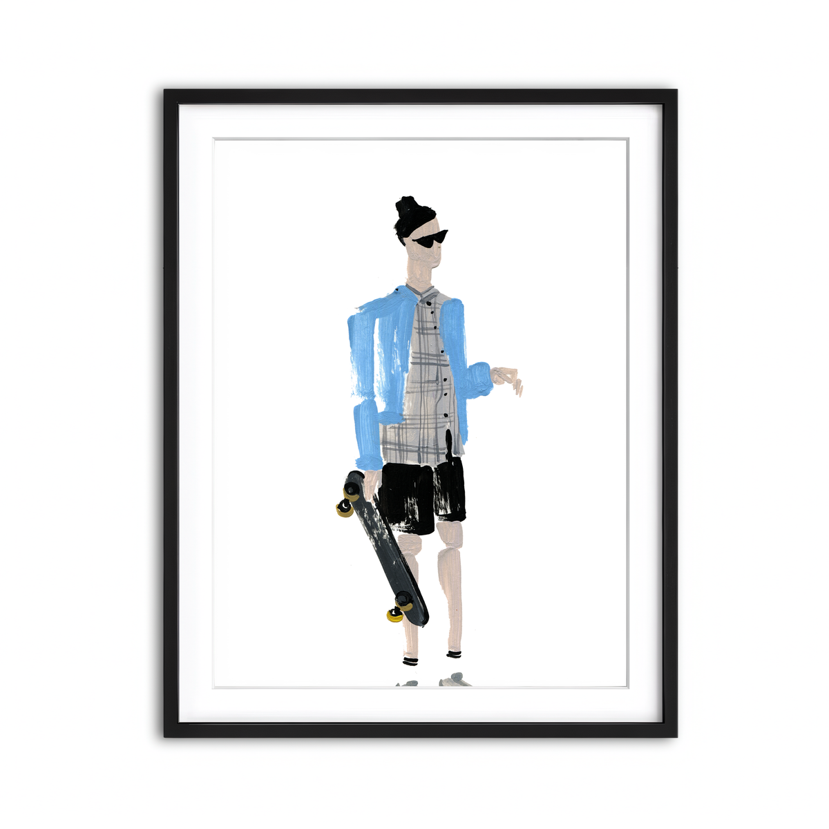 Framed Print 3x4 Black