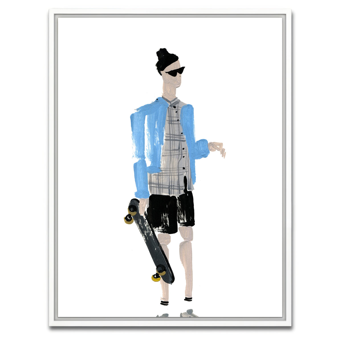 AUTO-MOCKUP WHITE | Fashion 3 | 1 Piece | White Framed Canvas | group=3x4