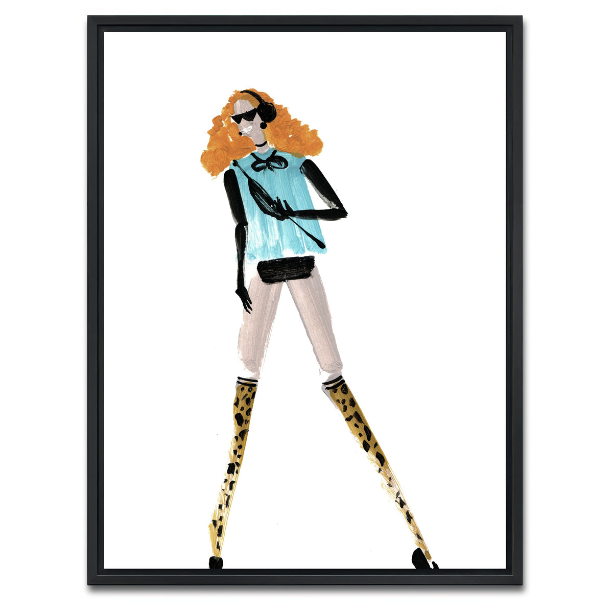 AUTO-MOCKUP WHITE | Fashion 4 | 1 Piece | Black Framed Canvas | group=3x4