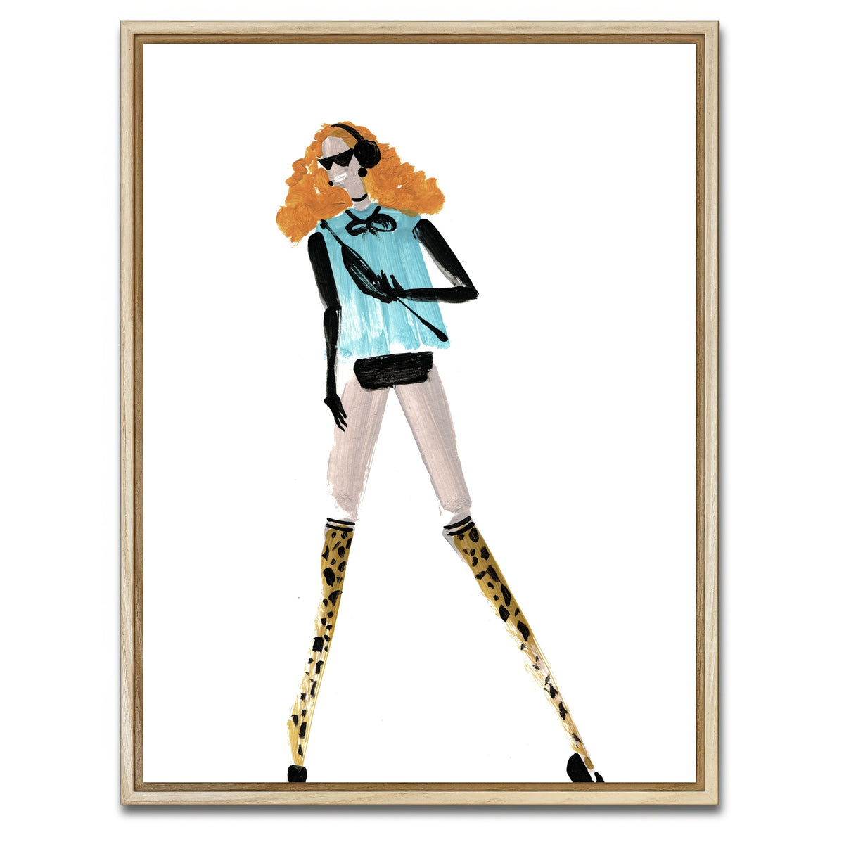 AUTO-MOCKUP WHITE | Fashion 4 | 1 Piece | Natural Framed Canvas | group=3x4