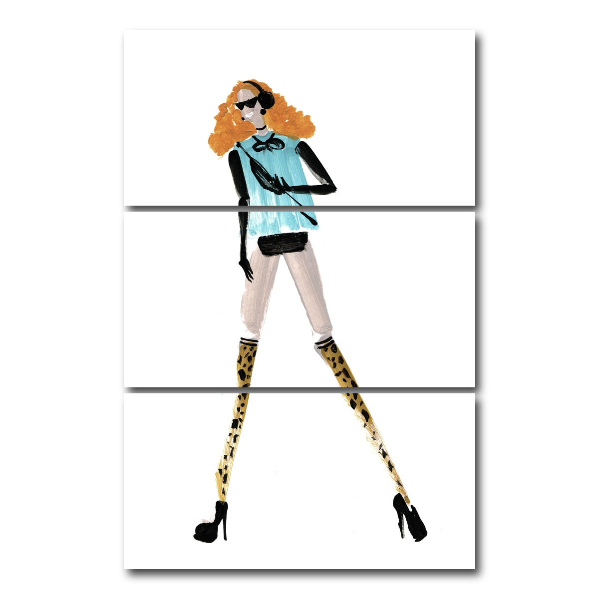 AUTO-MOCKUP WHITE | Fashion 4 | 3 Piece | Gallery Wrap Canvas | group=12x24_stacked