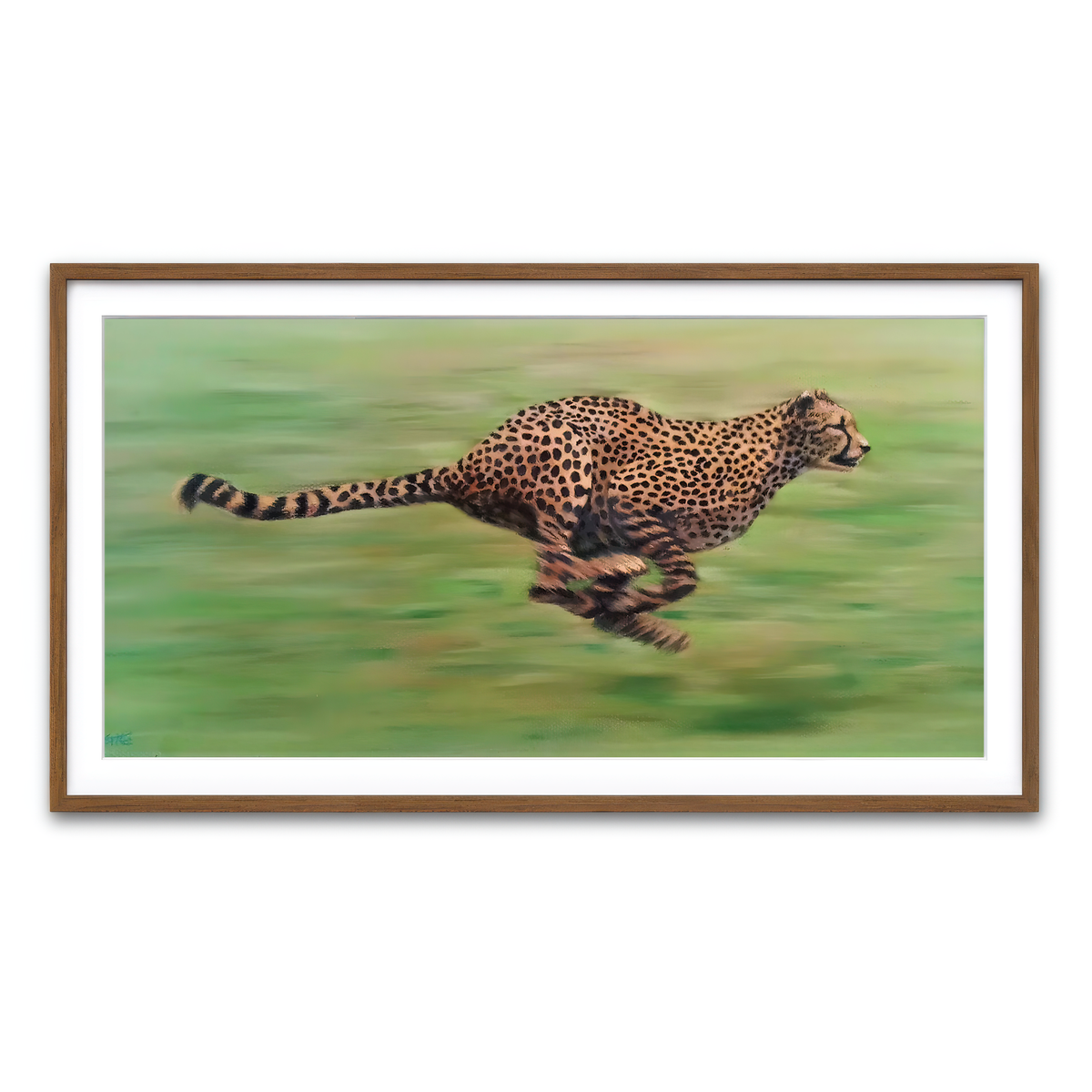 Framed Print 2x1 Walnut