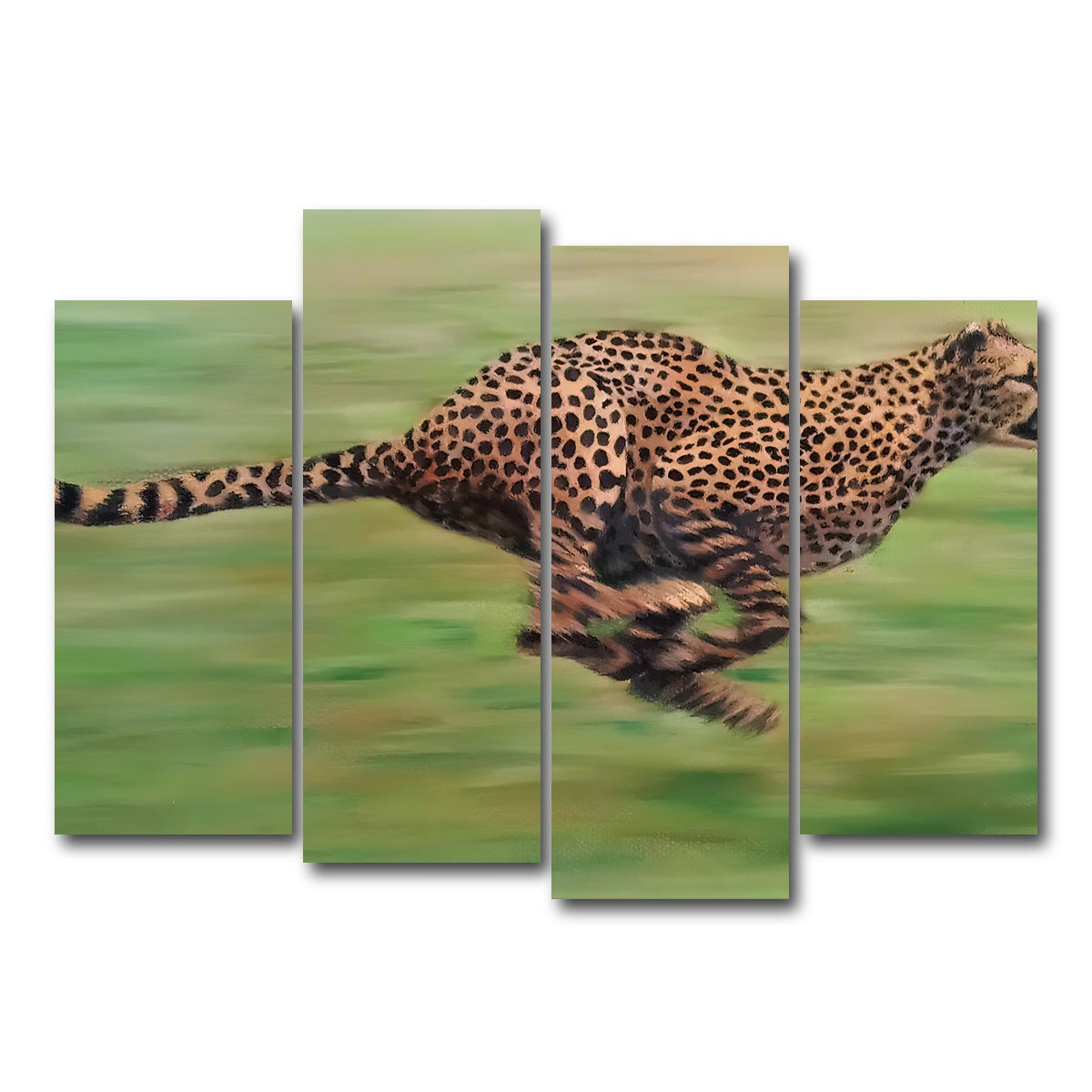 AUTO-MOCKUP WHITE | Fast Forward | 4 Piece | Gallery Wrap Canvas | group=4_normal