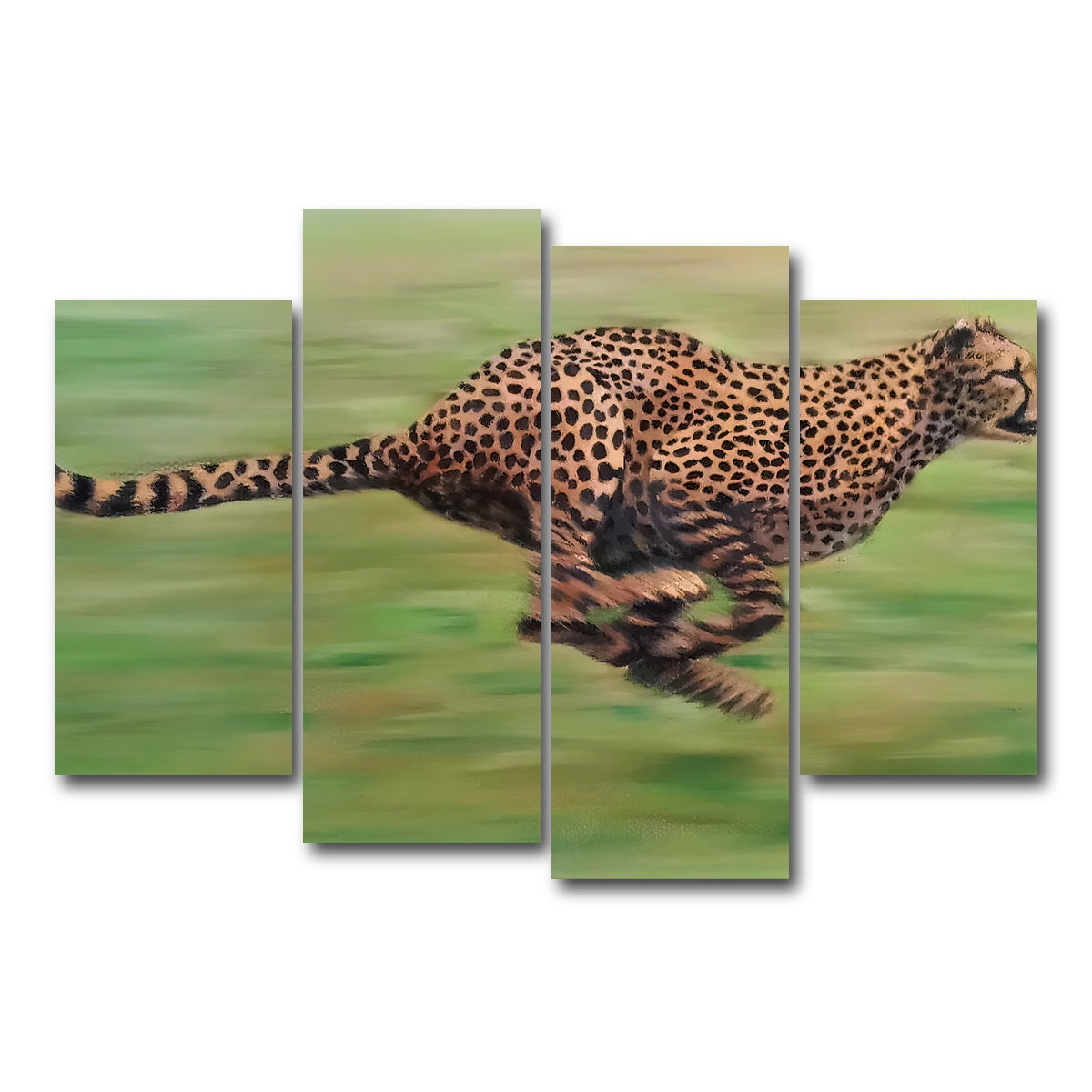 AUTO-MOCKUP WHITE | Fast Forward | 4 Piece | Gallery Wrap Canvas | group=4_short