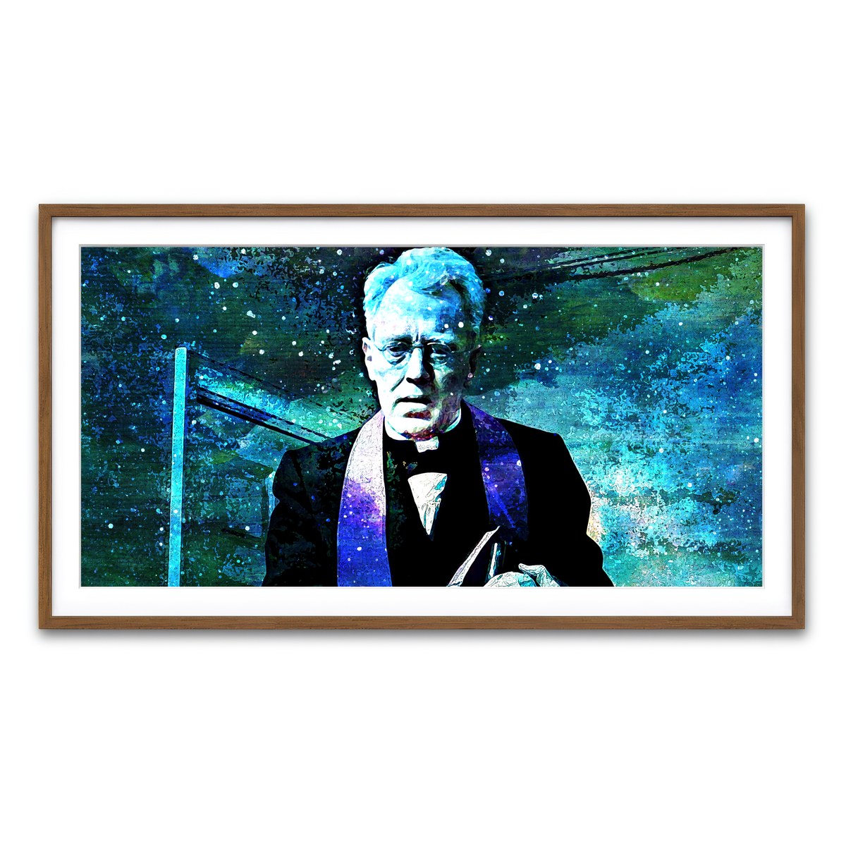 Framed Print 2x1 Walnut