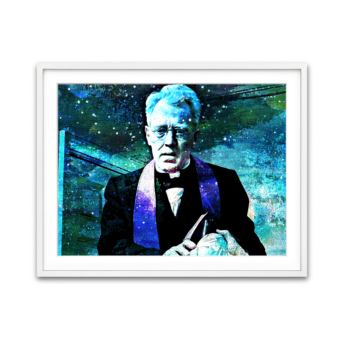 Framed Print 4x3 White