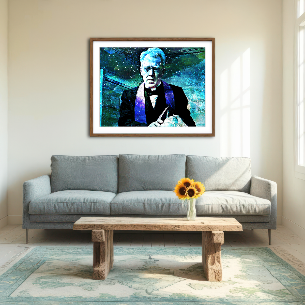 AUTO-MOCKUP ROOM | Father Merrin Wall Art