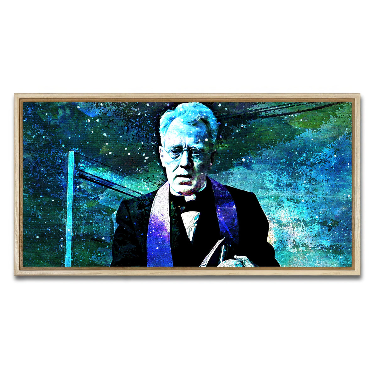 AUTO-MOCKUP WHITE | Father Merrin | 1 Piece | Natural Framed Canvas | group=2x1