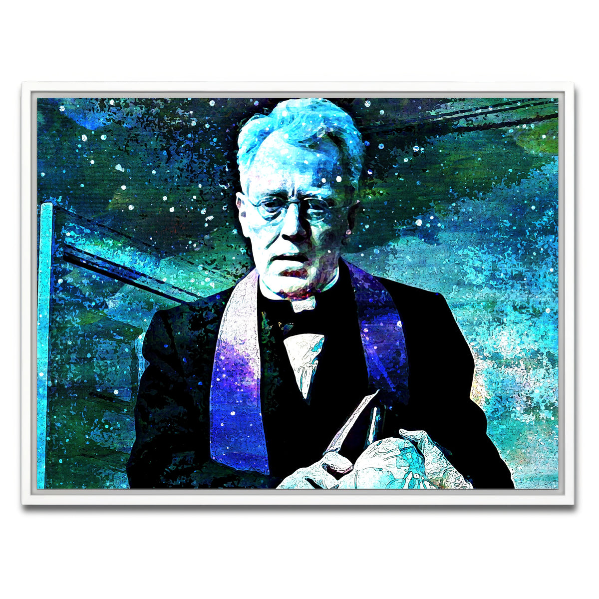 AUTO-MOCKUP WHITE | Father Merrin | 1 Piece | White Framed Canvas | group=4x3