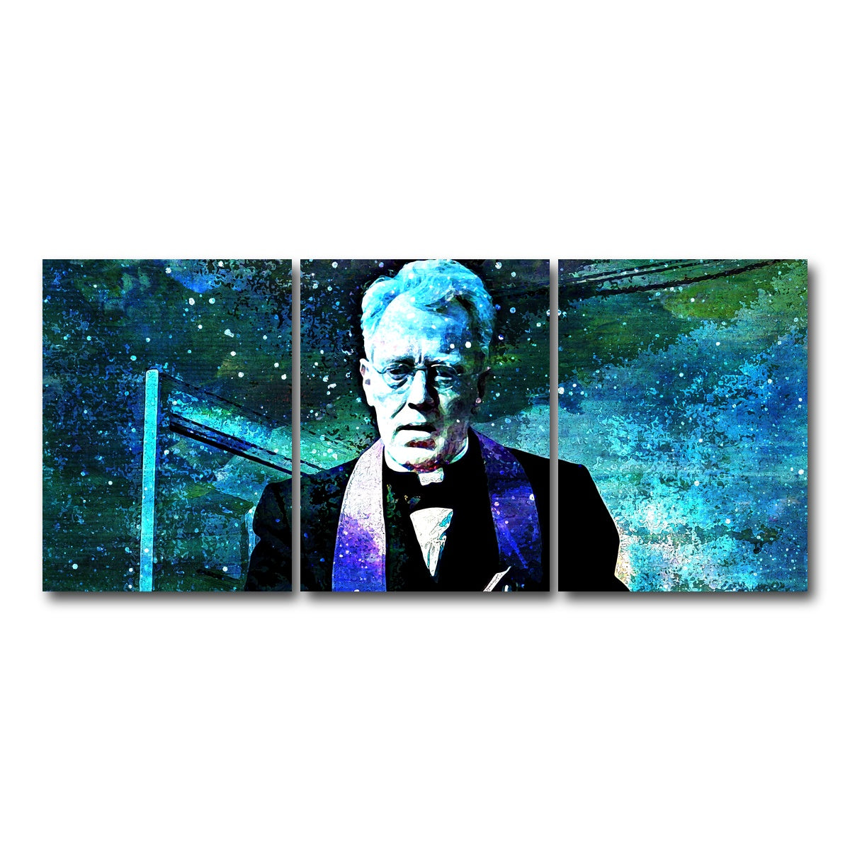 AUTO-MOCKUP WHITE | Father Merrin | 3 Piece | Gallery Wrap Canvas | group=18x24