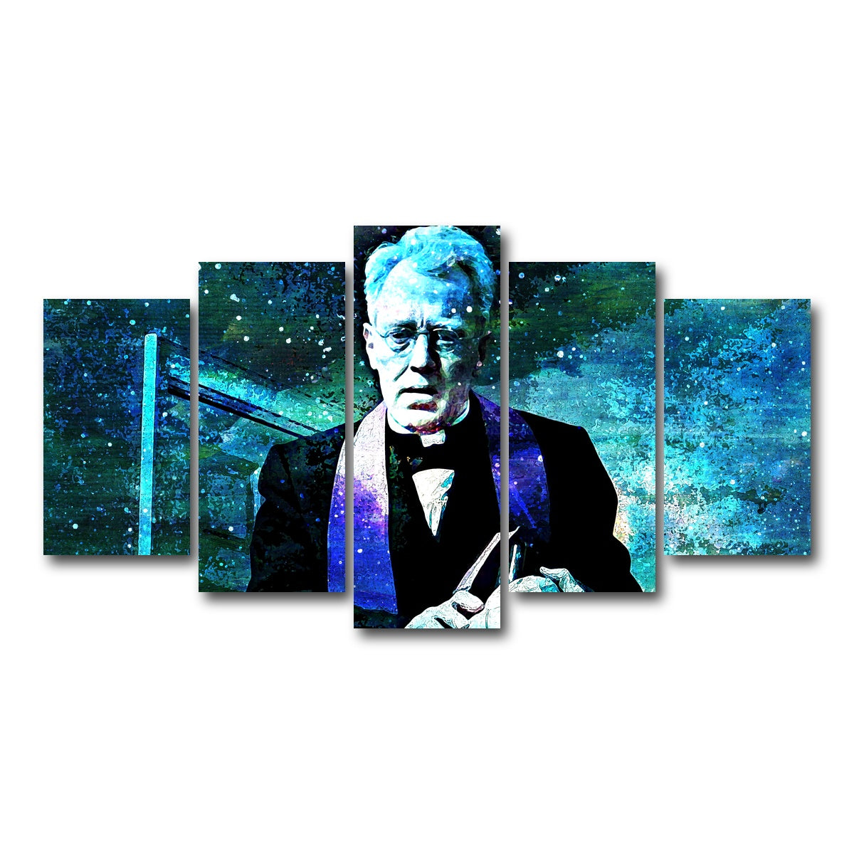 AUTO-MOCKUP WHITE | Father Merrin | 5 Piece | Gallery Wrap Canvas | group=5_normal