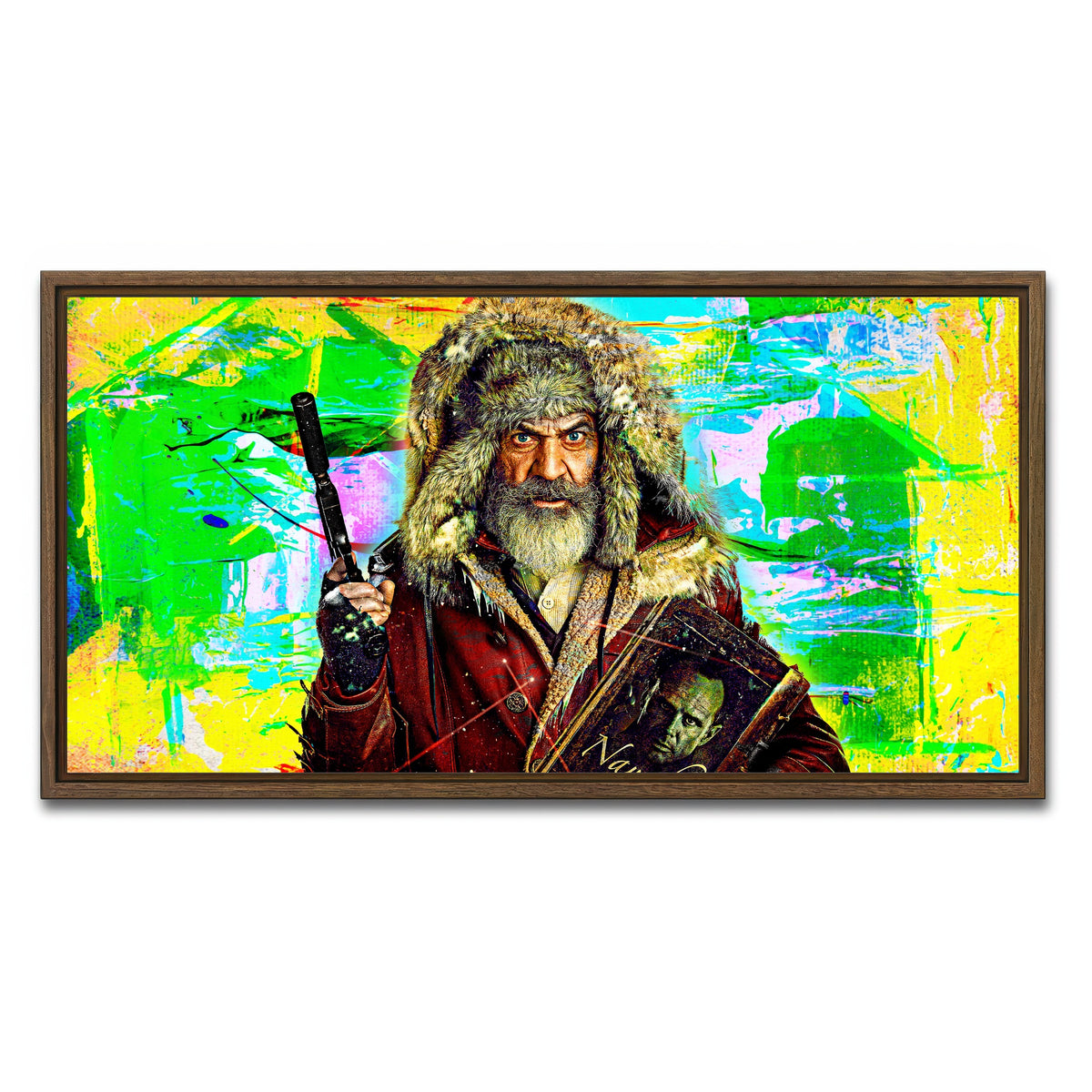 AUTO-MOCKUP WHITE | Fatman | 1 Piece | Walnut Framed Canvas | group=2x1