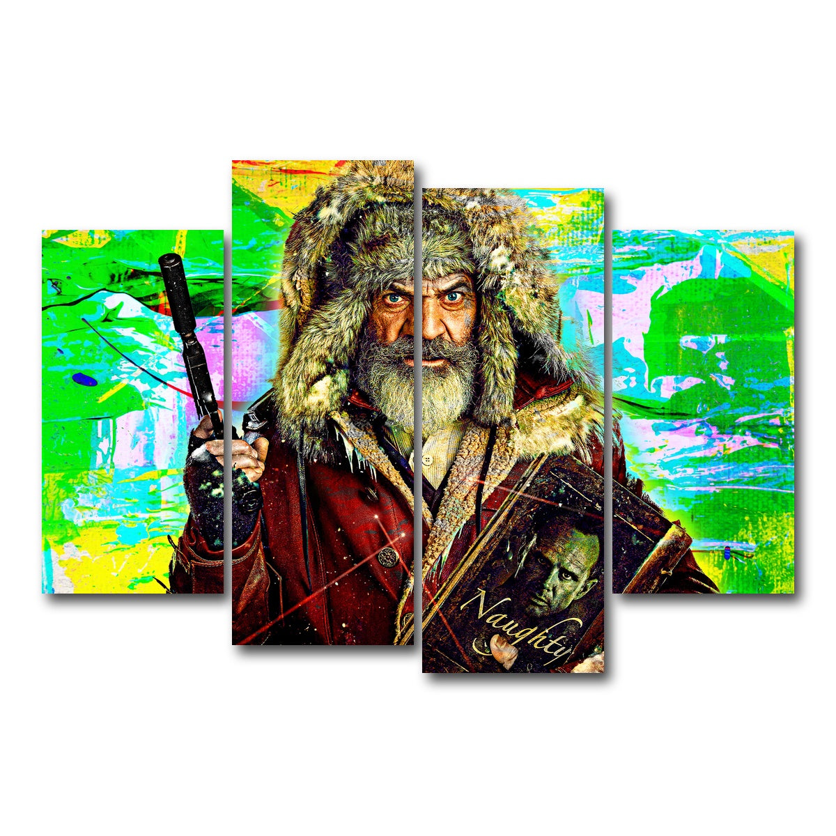 AUTO-MOCKUP WHITE | Fatman | 4 Piece | Gallery Wrap Canvas | group=4_short