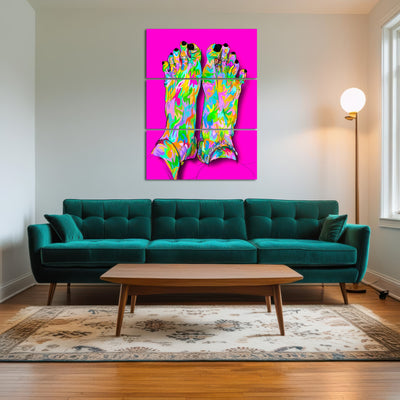 AUTO-MOCKUP ROOM | Feet toe ring