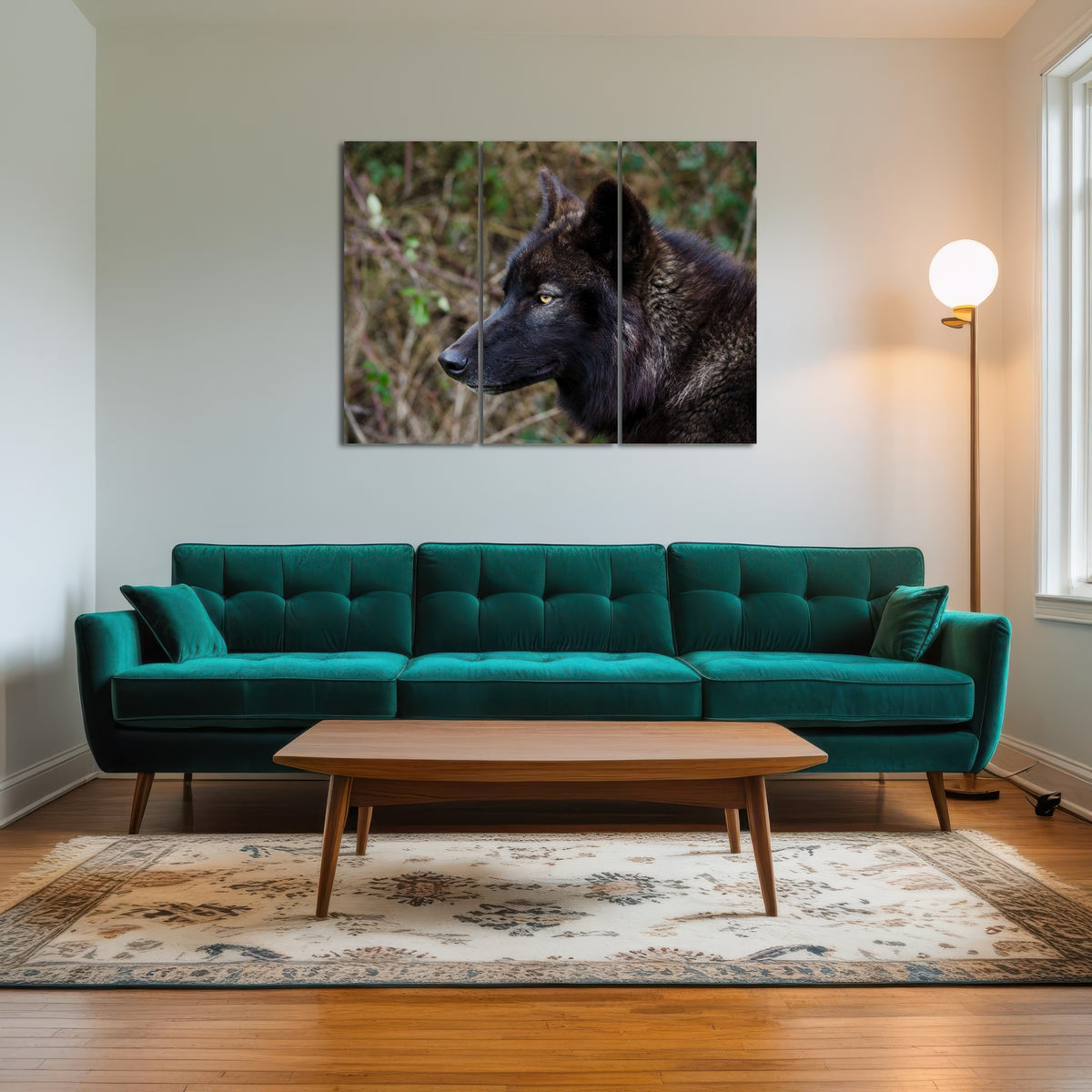 AUTO-MOCKUP ROOM | Female Black Wolf