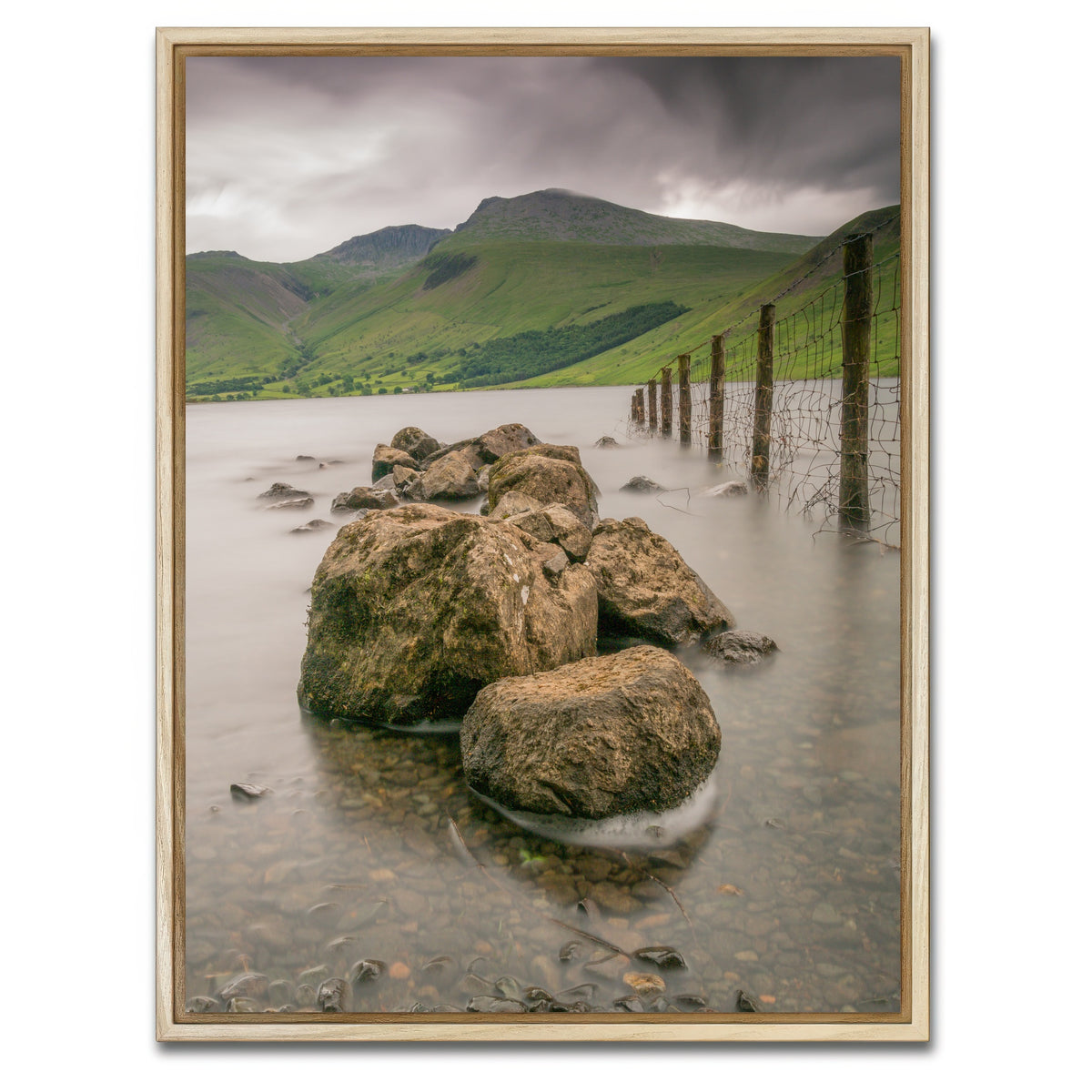 AUTO-MOCKUP WHITE | Fence With a View | 1 Piece | Natural Framed Canvas | group=3x4