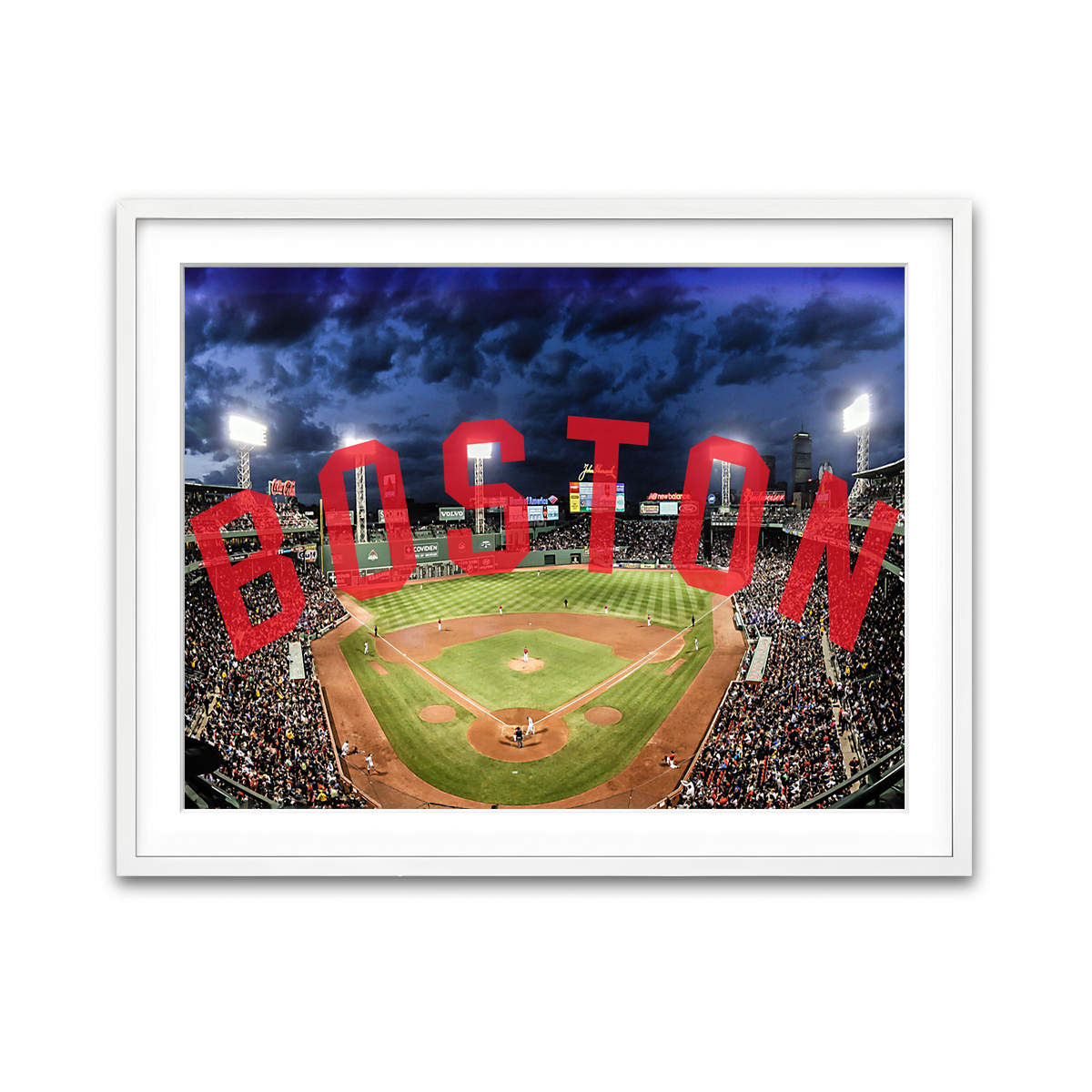 Framed Print 4x3 White