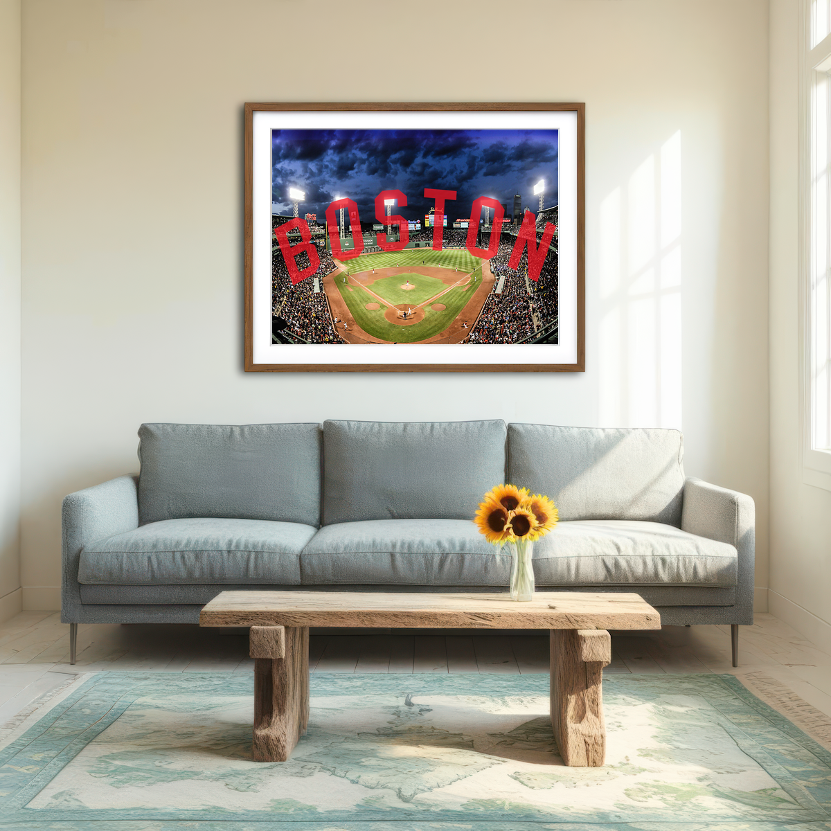 AUTO-MOCKUP ROOM | Fenway Wall Art