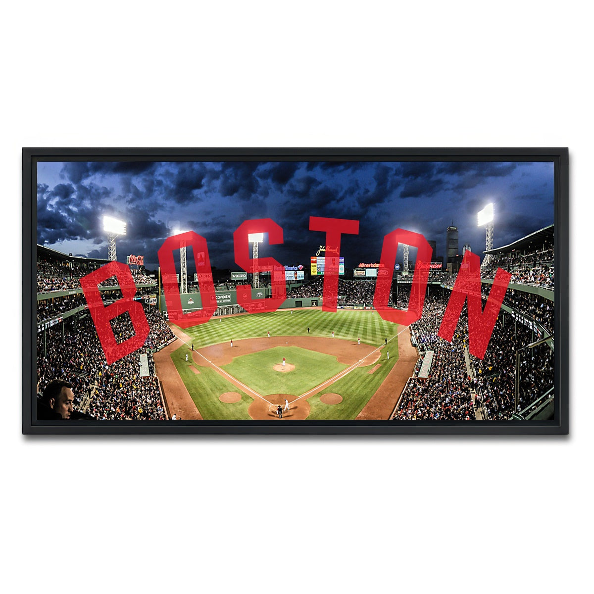 AUTO-MOCKUP WHITE | Fenway | 1 Piece | Black Framed Canvas | group=2x1
