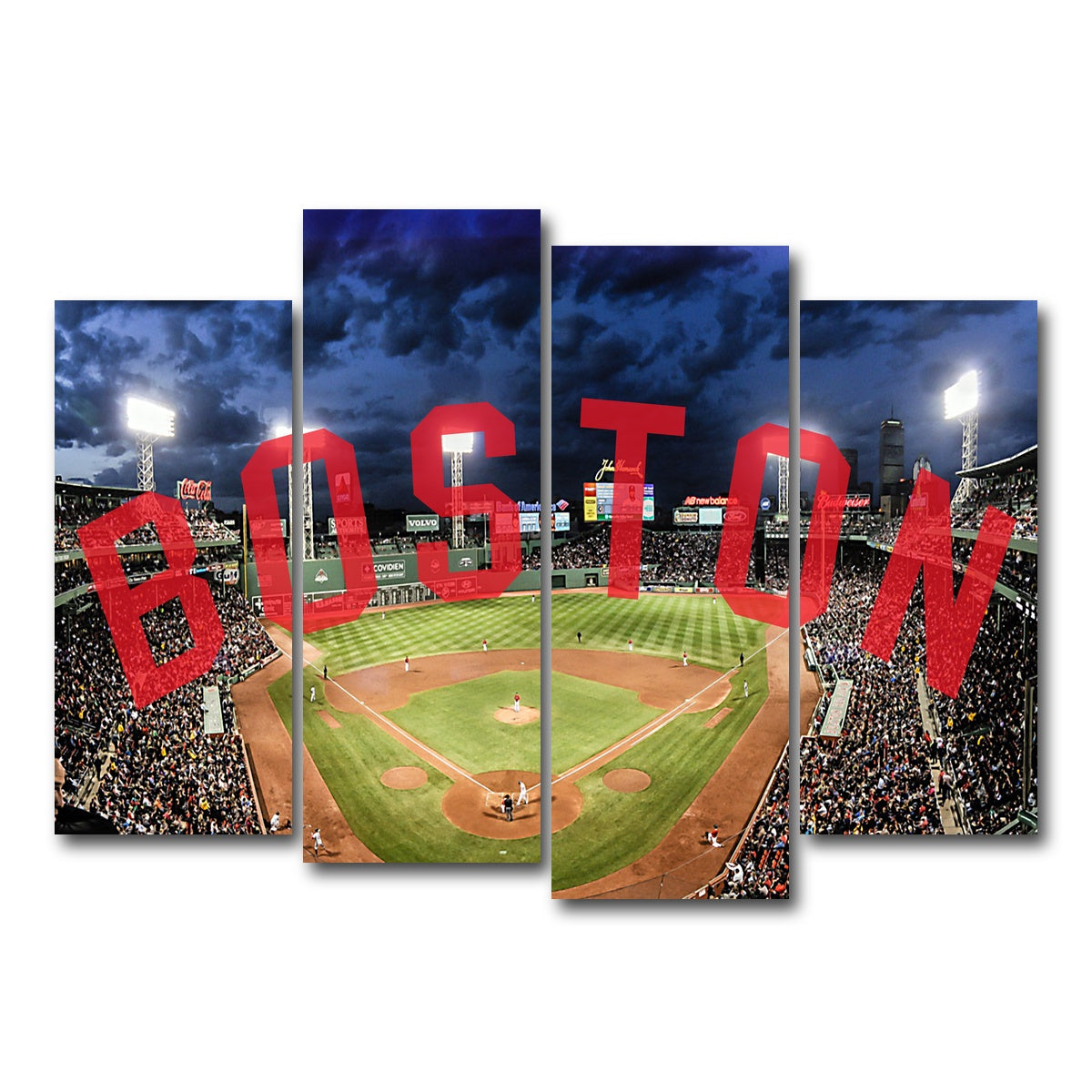 AUTO-MOCKUP WHITE | Fenway | 4 Piece | Gallery Wrap Canvas | group=4_normal