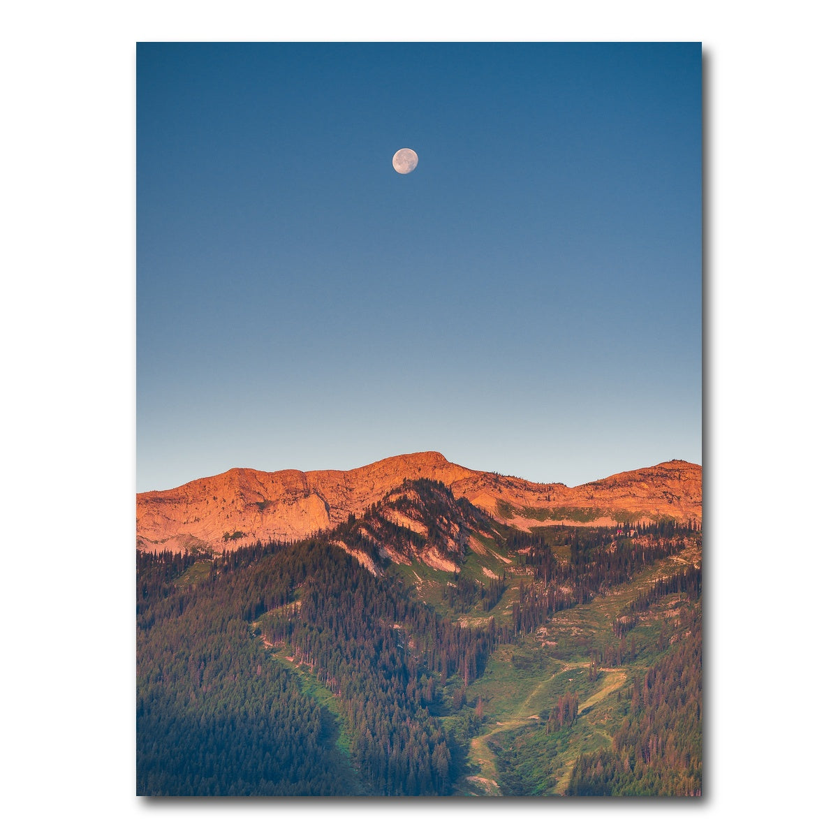 AUTO-MOCKUP WHITE | Fernie Moonrise | 1 Piece | Gallery Wrap Canvas | group=3x4