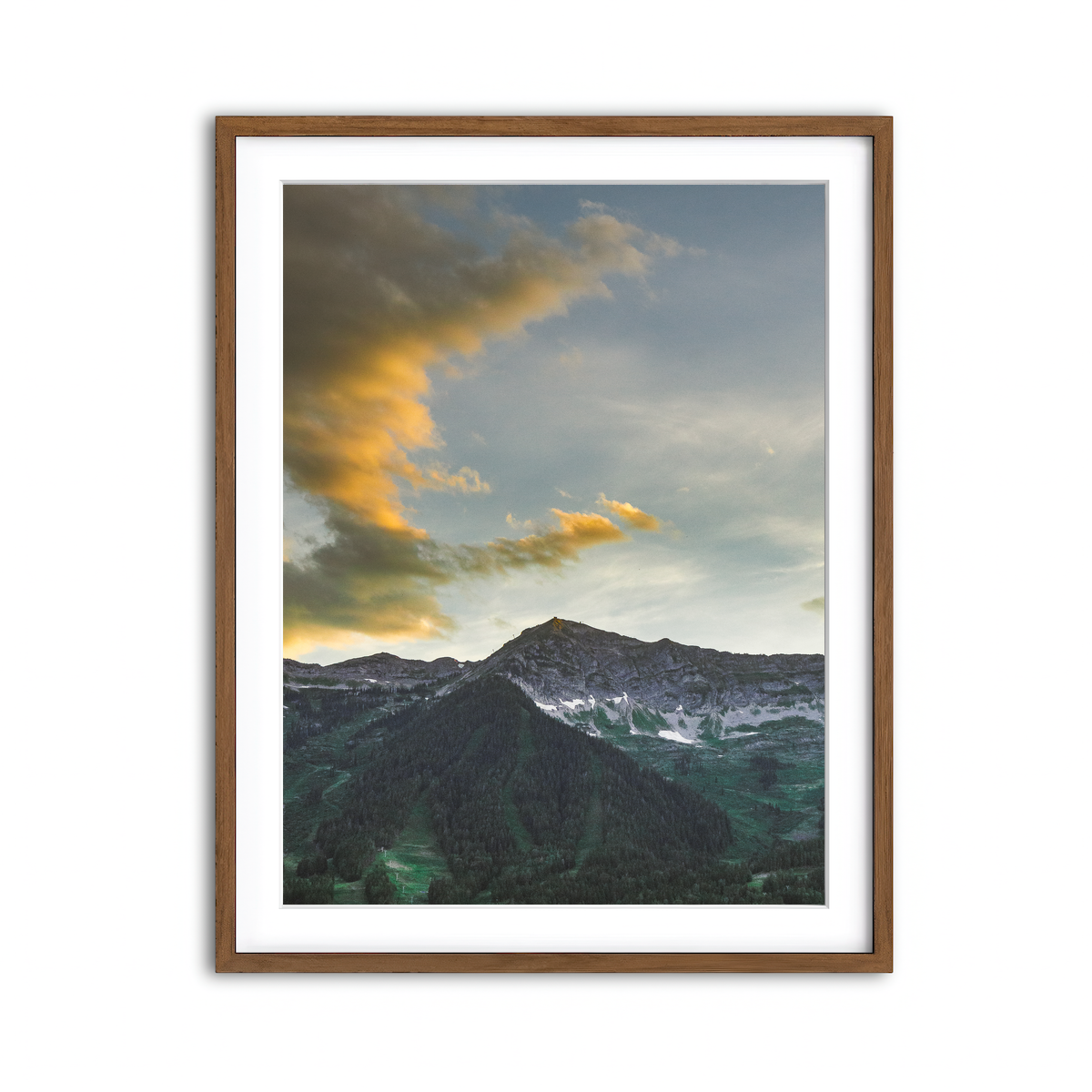 Framed Print 3x4 Walnut