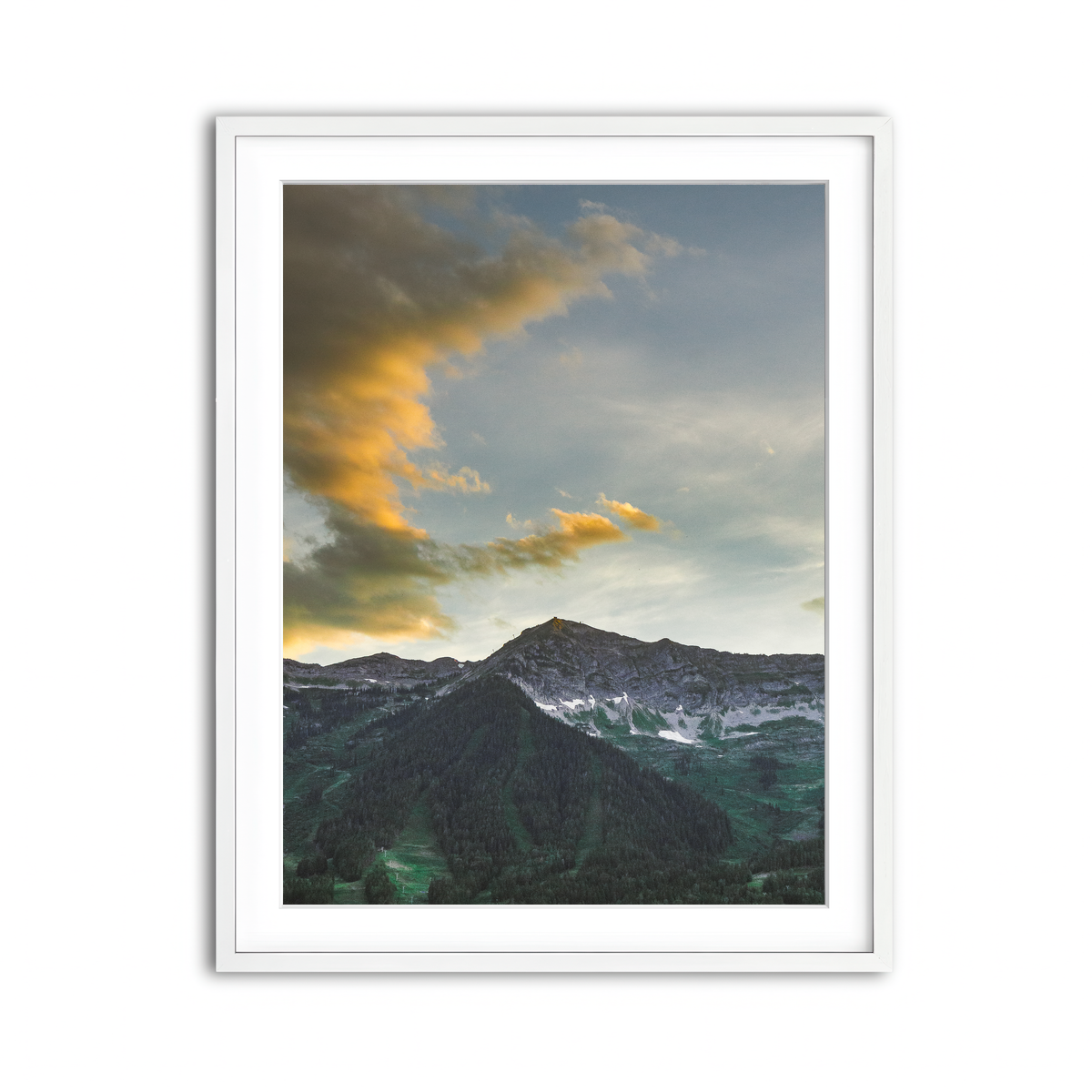 Framed Print 3x4 White