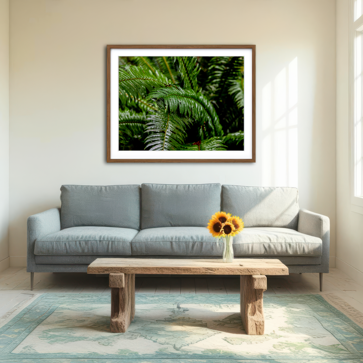 AUTO-MOCKUP ROOM | Ferns Wall Art