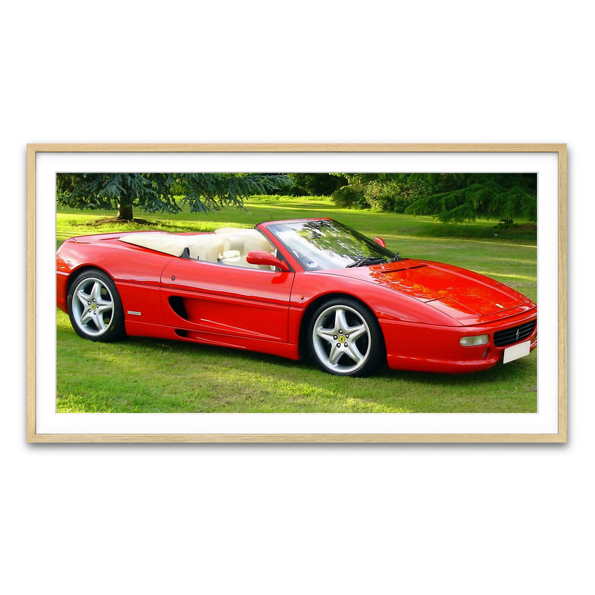 Framed Print 2x1 Natural