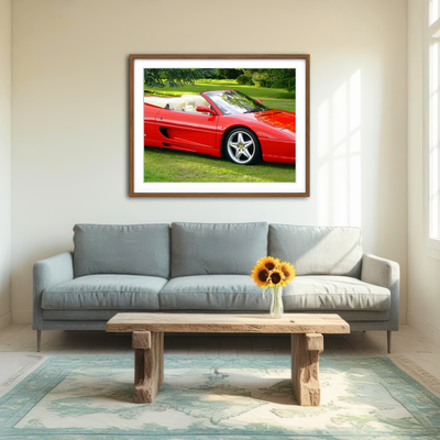 AUTO-MOCKUP ROOM | Ferrari F355 Convertible Wall Art