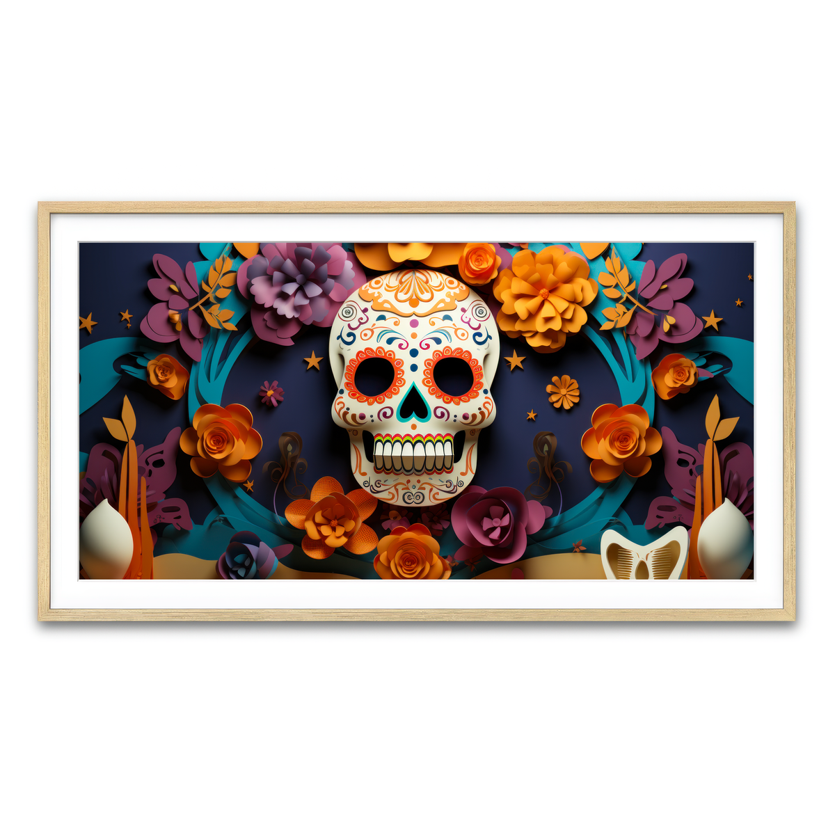 Framed Print 2x1 Natural