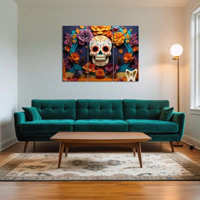 AUTO-MOCKUP ROOM | Festive Dia de los Muertos