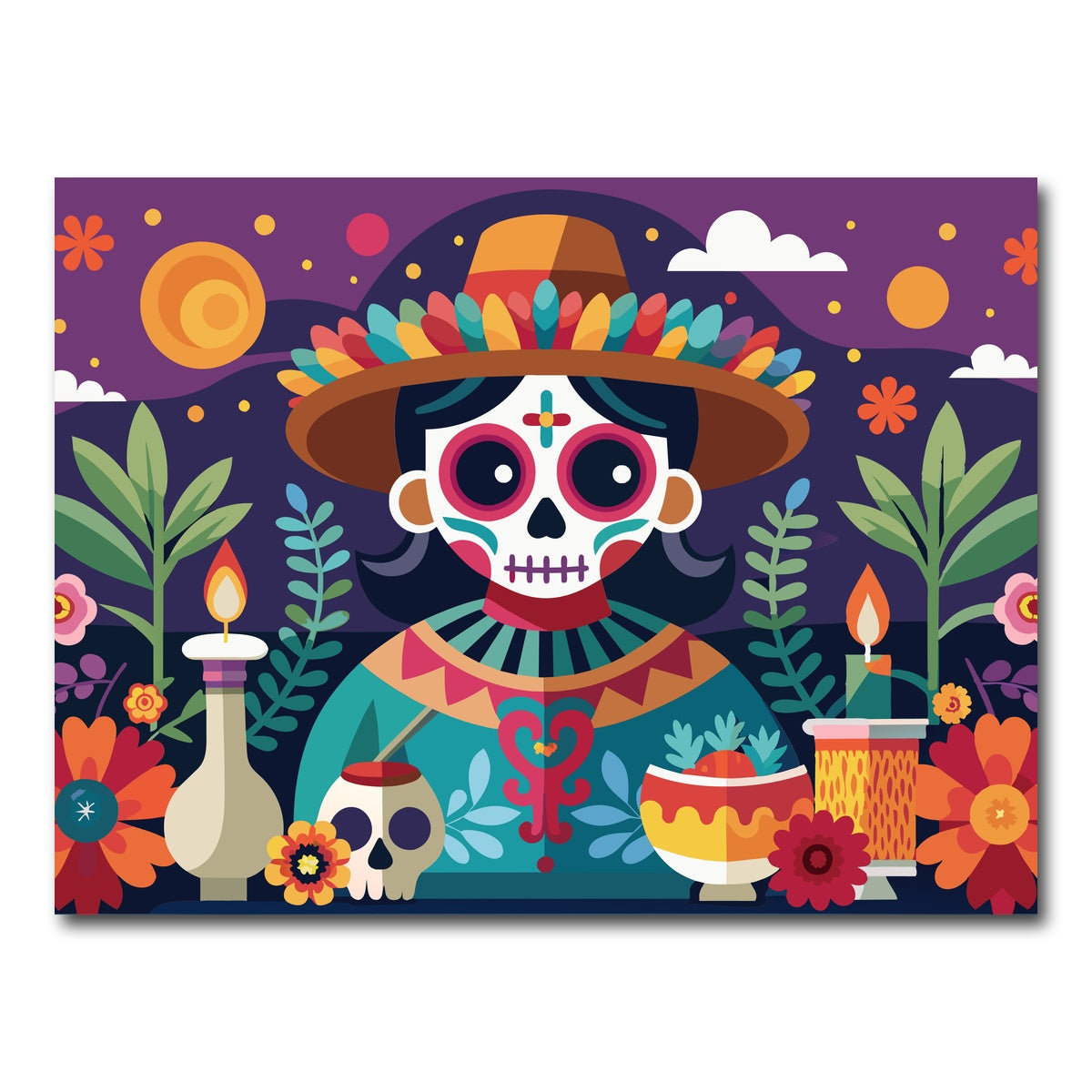 AUTO-MOCKUP WHITE | Festive altar | 1 Piece | Gallery Wrap Canvas | group=4x3