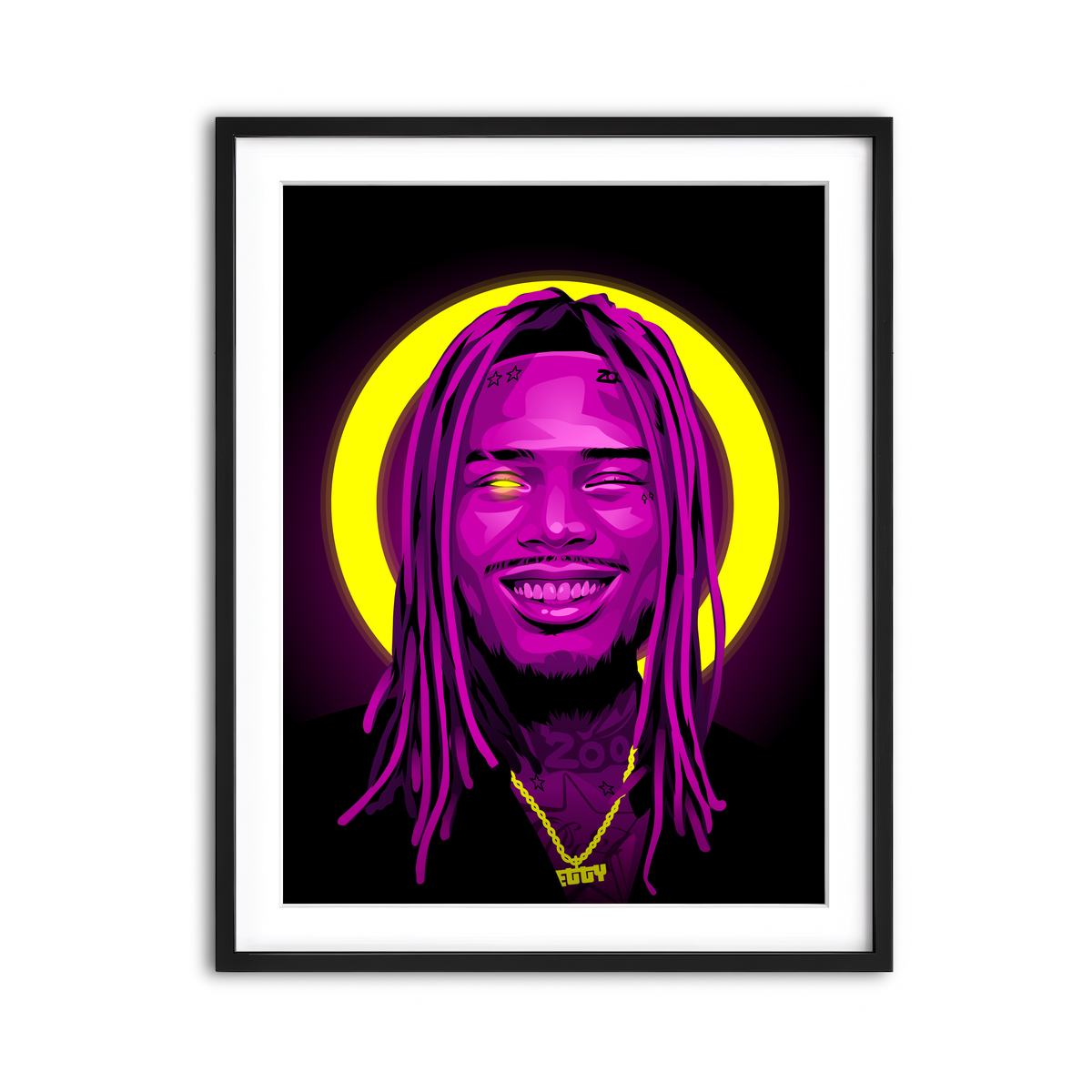 Framed Print 3x4 Black