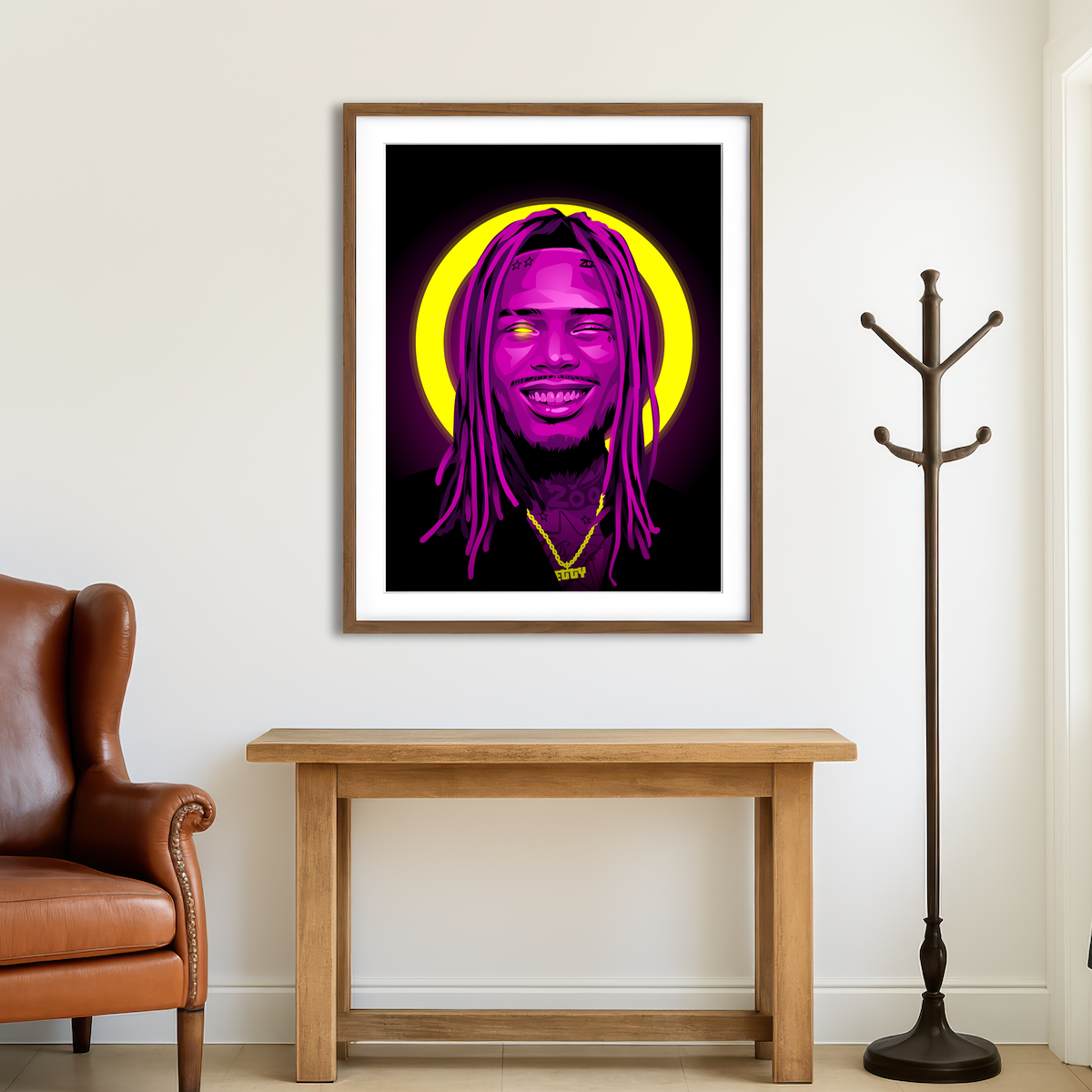 AUTO-MOCKUP ROOM | Fetty Wap Wall Art