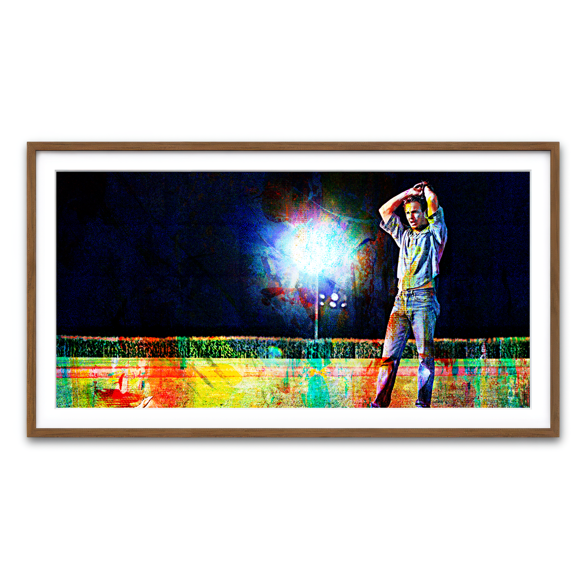 Framed Print 2x1 Walnut