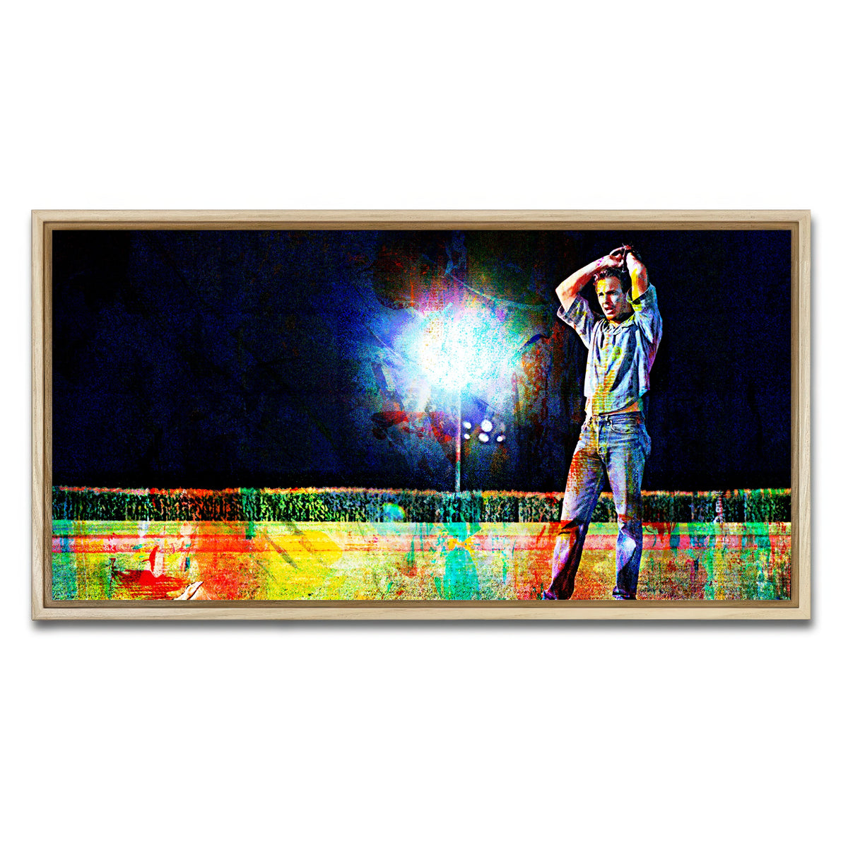 AUTO-MOCKUP WHITE | Field of Dreams - Ray | 1 Piece | Natural Framed Canvas | group=2x1